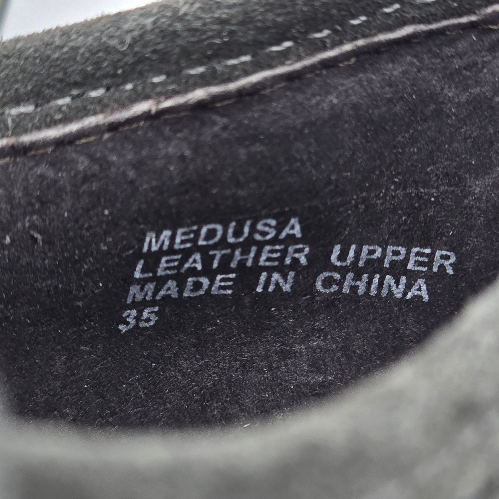 NIB Ash Medusa Suede Studded Platform Loafers, Bistro, EU 35/US 5, with dust bag - Picture 10 of 16